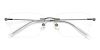 R71317 Rimless Prescription Glasses Grey from www.EyewearCanada.com